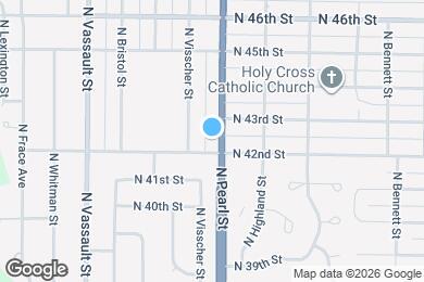 Map image of the property - 4206 N Pearl St
