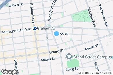 Map image of the property - 43 Bushwick Ave