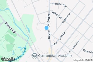 Map image of the property - 206 N Bethlehem Pike