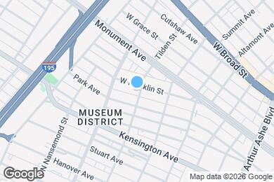 Map image of the property - 3301 W Franklin St