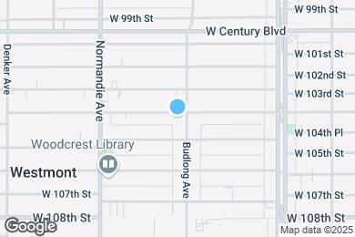 Map image of the property - 1210 W 104th St