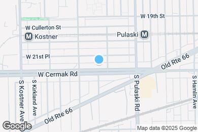 Map image of the property - 4116 W Cermak Rd