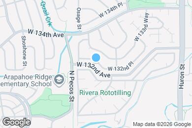 Map image of the property - 1424 W 132nd Pl