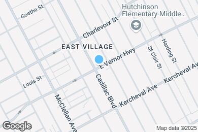 Map image of the property - 10115 E Vernor Hwy