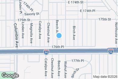 Map image of the property - 7609 Beech Ave