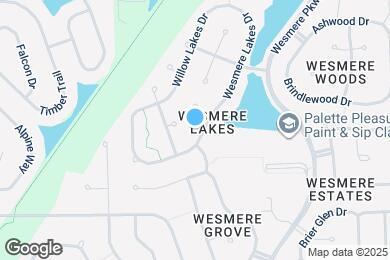 Map image of the property - 2103 Wesmere Lakes Dr