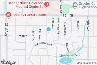 Map image of the property - 1722 18th Ave