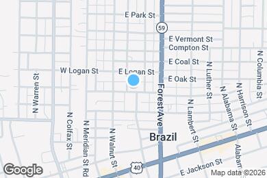 Map image of the property - 110 1/2 E Blaine St
