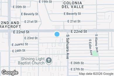 Map image of the property - 5815 E 23rd St