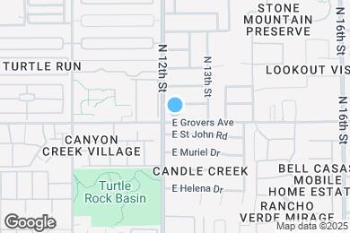 Map image of the property - 1214 E Grovers Ave