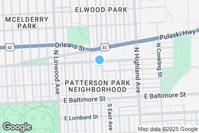 Map image of the property - 146 N East Ave