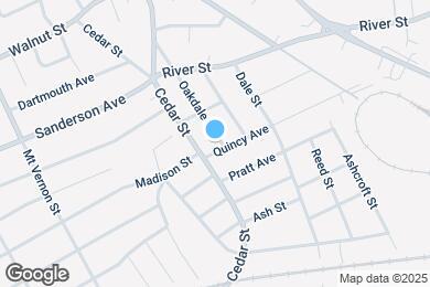 Map image of the property - 163 Oakdale Ave