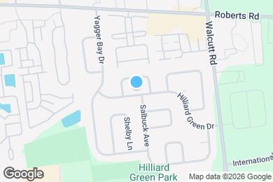 Map image of the property - 5104 Hilliard Green Dr