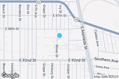 Map image of the property - 2106 E 89th St