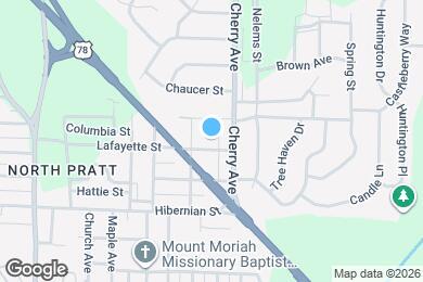 Map image of the property - 1516 Lafayette St