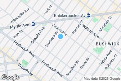 Map image of the property - Luxury 2 BR in Bushwick with Roof Deck!