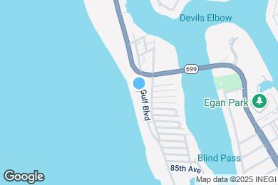 Map image of the property - 9548 W Gulf Blvd
