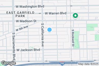 Map image of the property - 2728 W Wilcox St