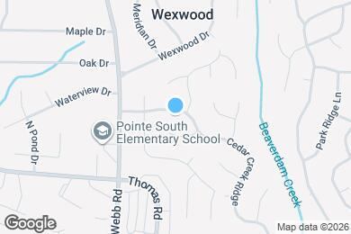 Map image of the property - 8443 Cedar Creek Ridge