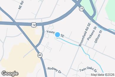 Map image of the property - 1741 Arbor Hills Dr SE