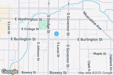 Map image of the property - 730 E Burlington St