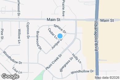 Map image of the property - 117 Juniper Dr