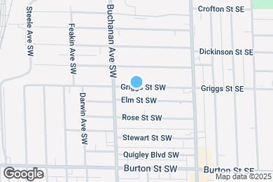 Map image of the property - 124 Griggs St SW
