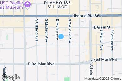 Map image of the property - 160 S El Molino Ave