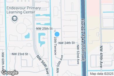 Map image of the property - 2428 NW 55th Ter