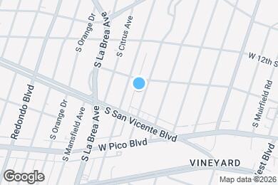 Map image of the property - 1327 S Longwood Ave