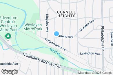 Map image of the property - 3222 Athens Ave