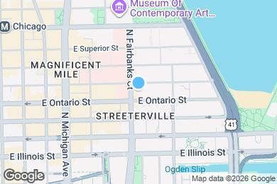 Map image of the property - 320 E Ontario St