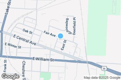 Map image of the property - 154 Fair Ave