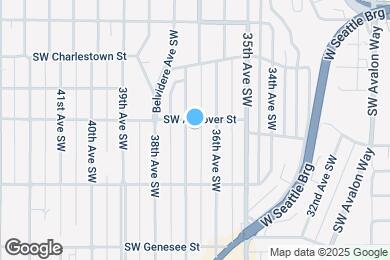 Map image of the property - 4008 37th Ave SW