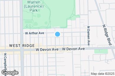 Map image of the property - 6439 N Leavitt St
