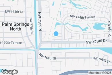 Map image of the property - 17320 NW 74th Ave
