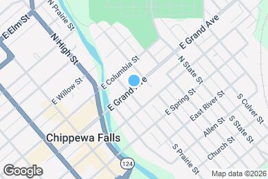 Map image of the property - 206 E Grand Ave