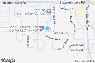 Map image of the property - 1320 Date Palm Dr