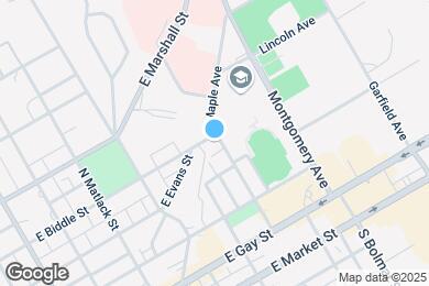 Map image of the property - 340 N Penn St