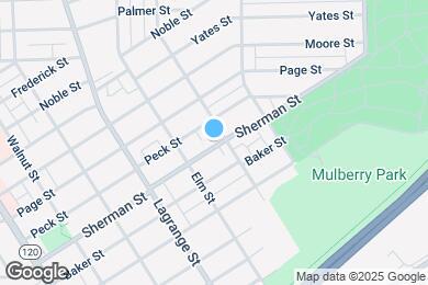 Map image of the property - 1133 Sherman St