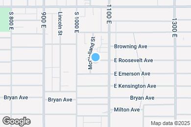 Map image of the property - 1054 E Roosevelt Ave