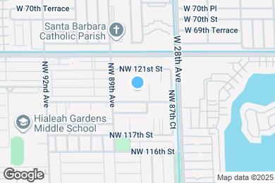 Map image of the property - 8851 NW 119th St