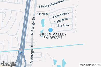 Map image of the property - 257 E Los Rincones