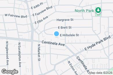 Map image of the property - 366 1/2 E Hillsdale St