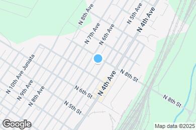 Map image of the property - 721 N 5th Ave