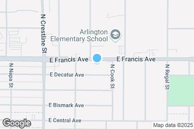 Map image of the property - 2414 E Francis Ave