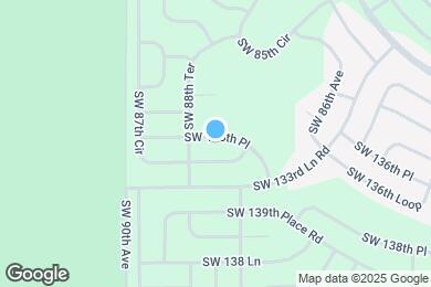 Map image of the property - 8802 SW 135th Pl