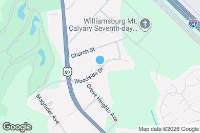 Map image of the property - 111 Woods Dr