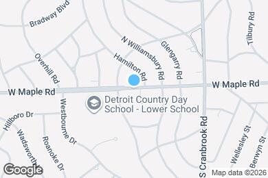 Map image of the property - 2859 E Maple Rd