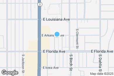 Map image of the property - 1410 S Ash St